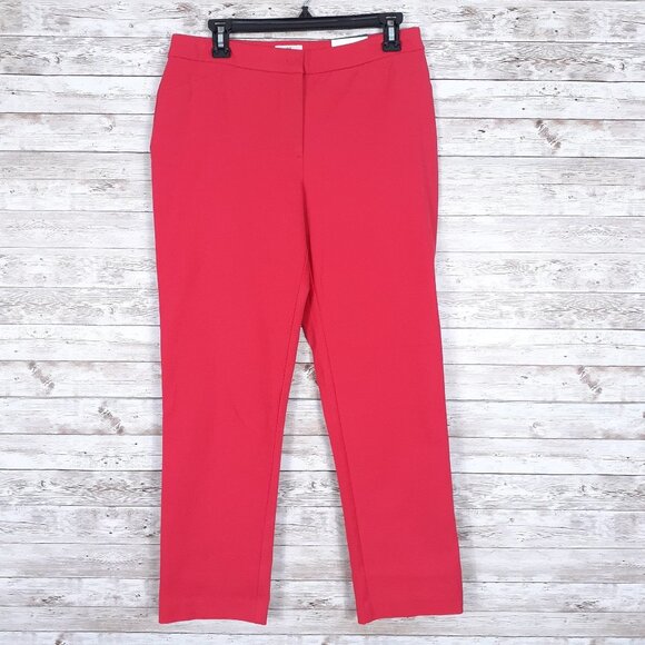 Chico's Pants - Chicos Womens Ankle Pants Sz 6 Slimmimg Salsa 973